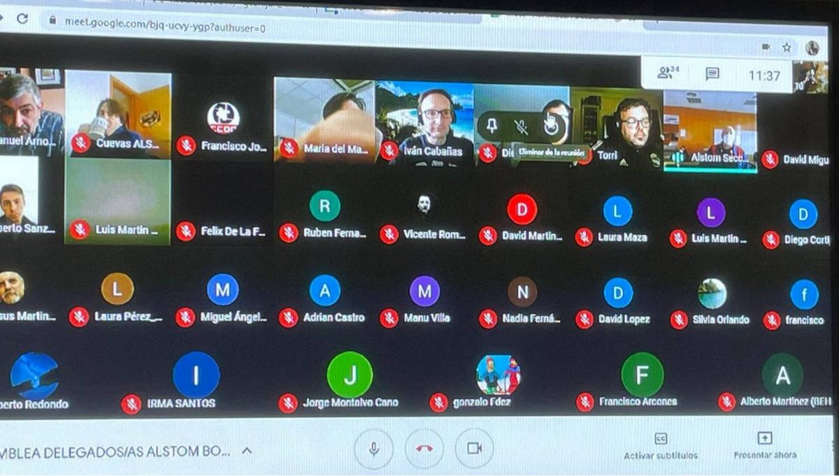 Ms de cincuenta personas se conectaron a la asamblea virtual