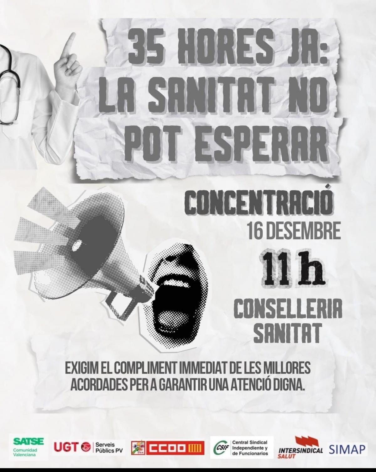 Mobilització per les 35 hores