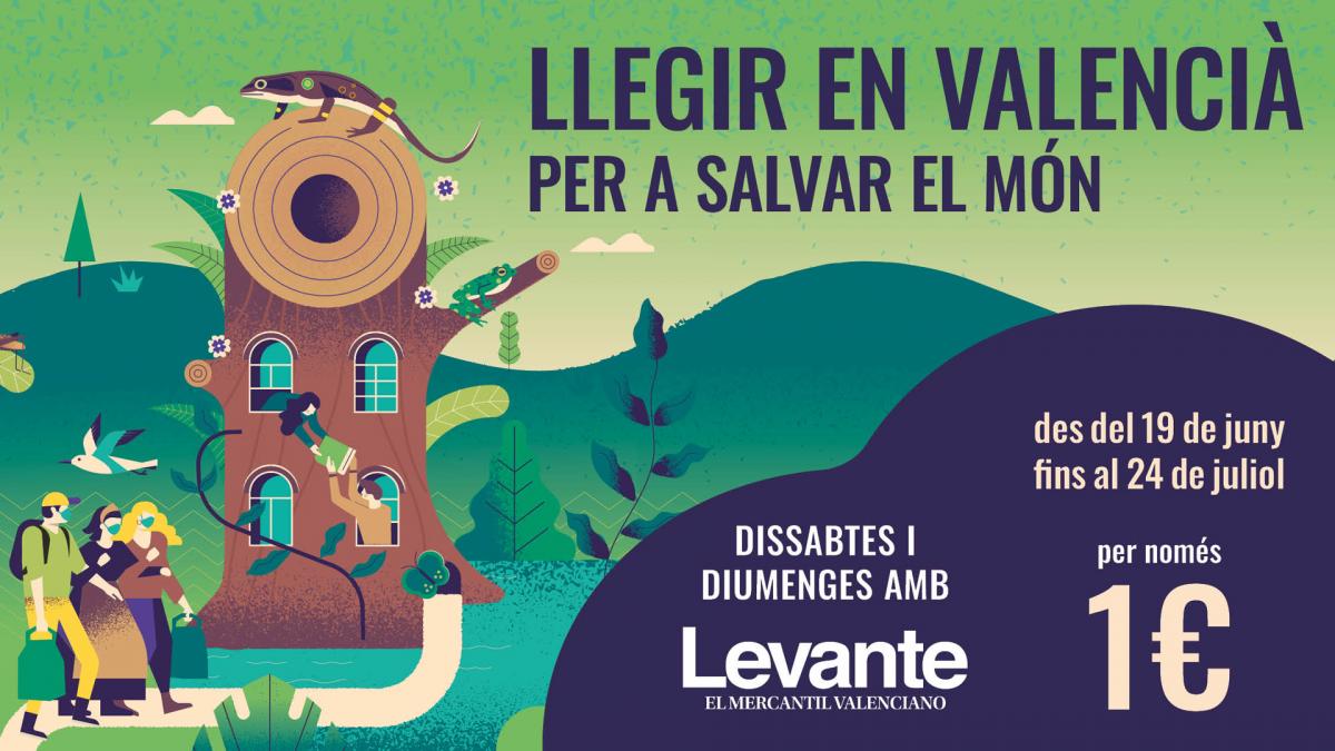 Cartell setzena edició de la campanya 'Llegir en valencià'