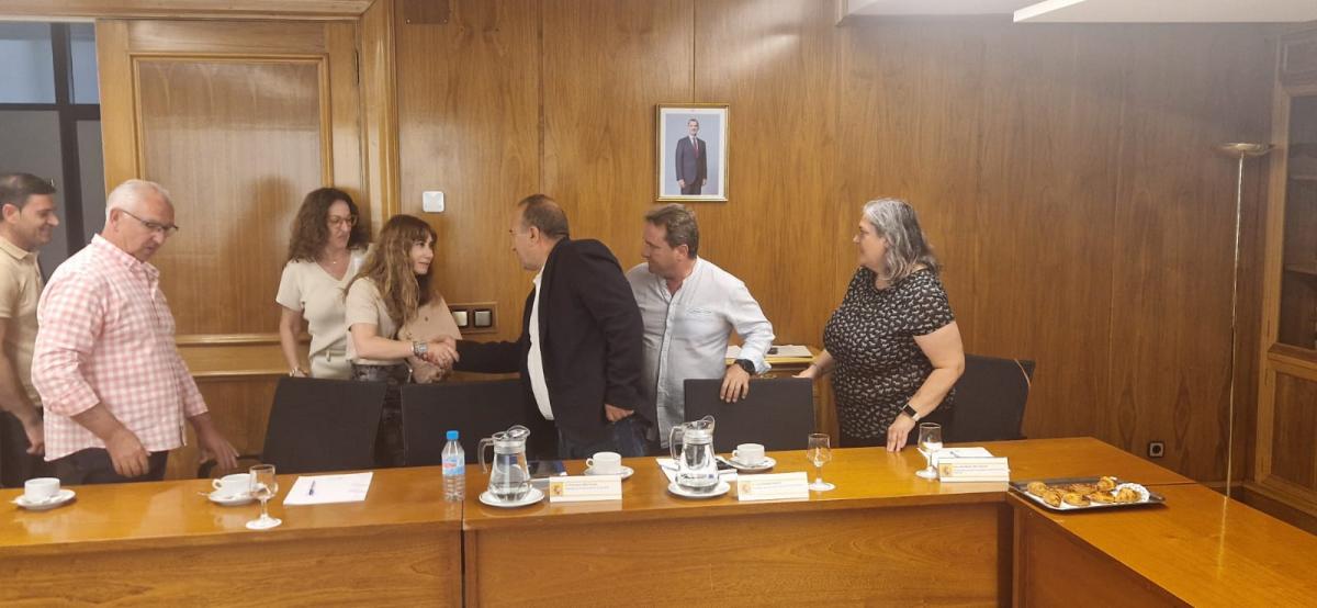 Delegacin de CCOO en la reunin con el Ministerio de Trabajo