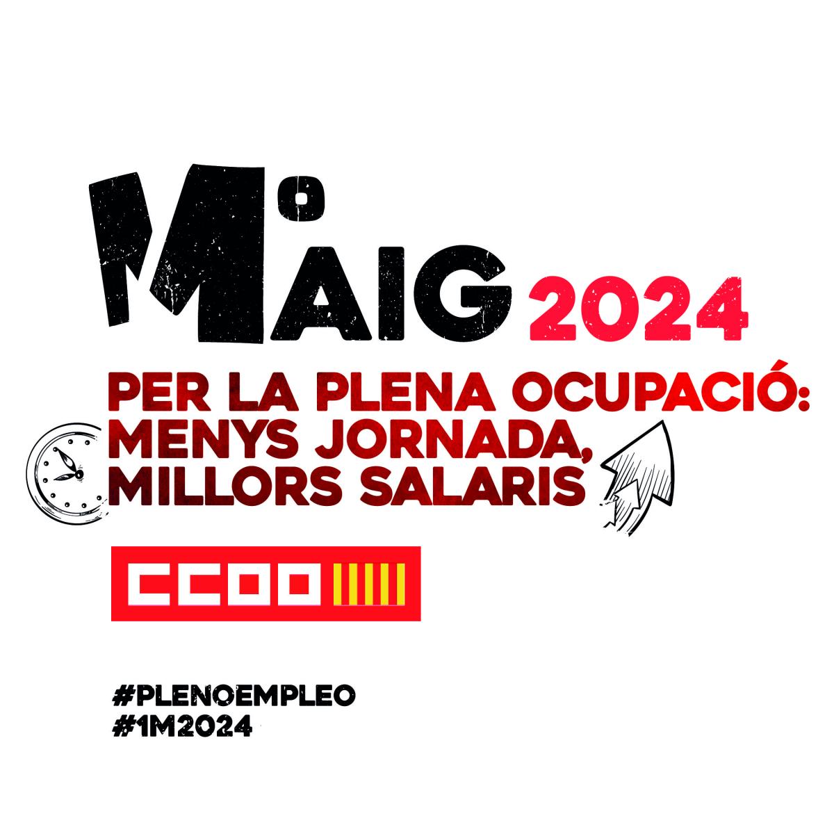 Cartell Primer de Maig 2024