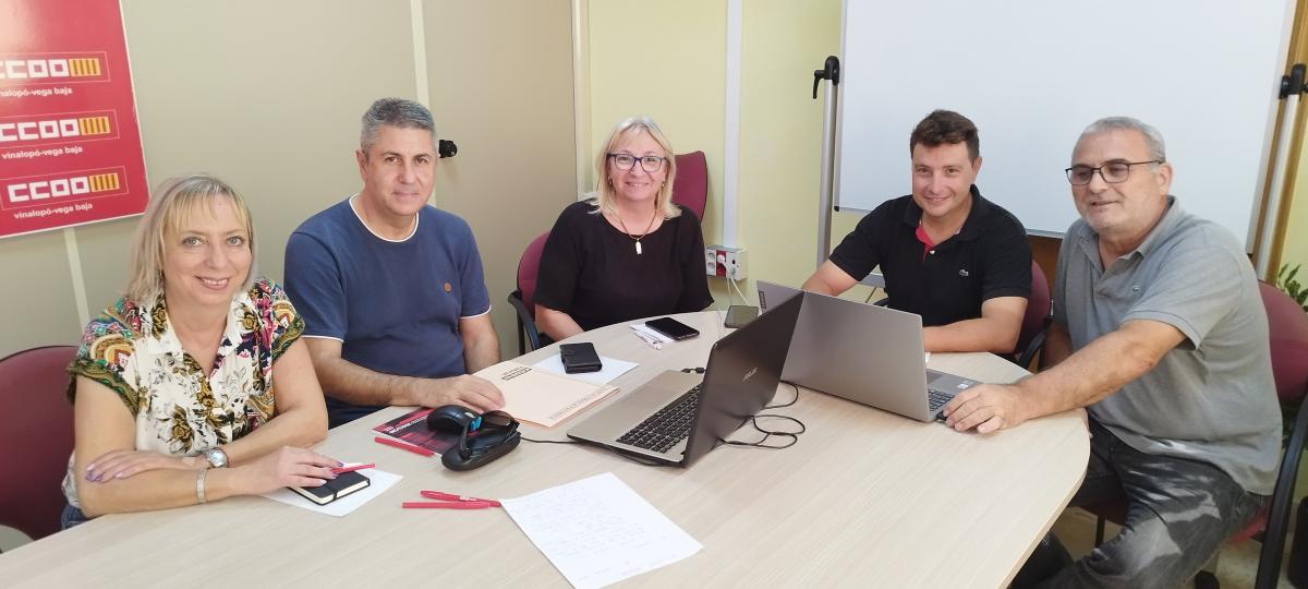 Delegadas y delegados de CCOO.
