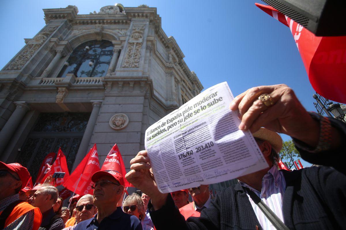 Rodea el Banco de Espaa por unas #PensionesDignas