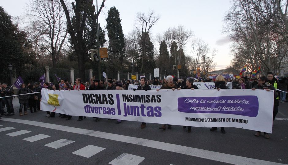 Manifestacin Da Internacional de la Mujer Trabajadora, 8-3-2016