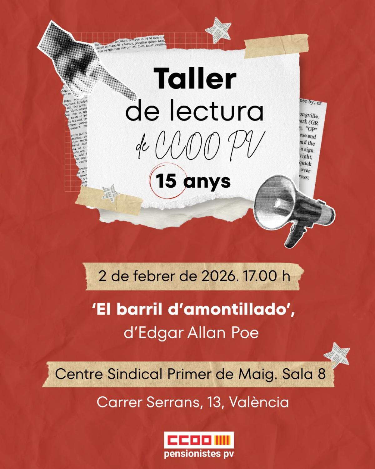Taller de lectura de CCOO PV.