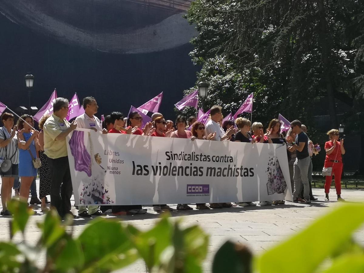 Concentracin contra la violencia machista