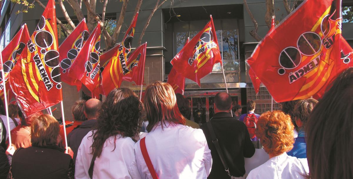 Movilizacin ante la Conselleria de Sanidad