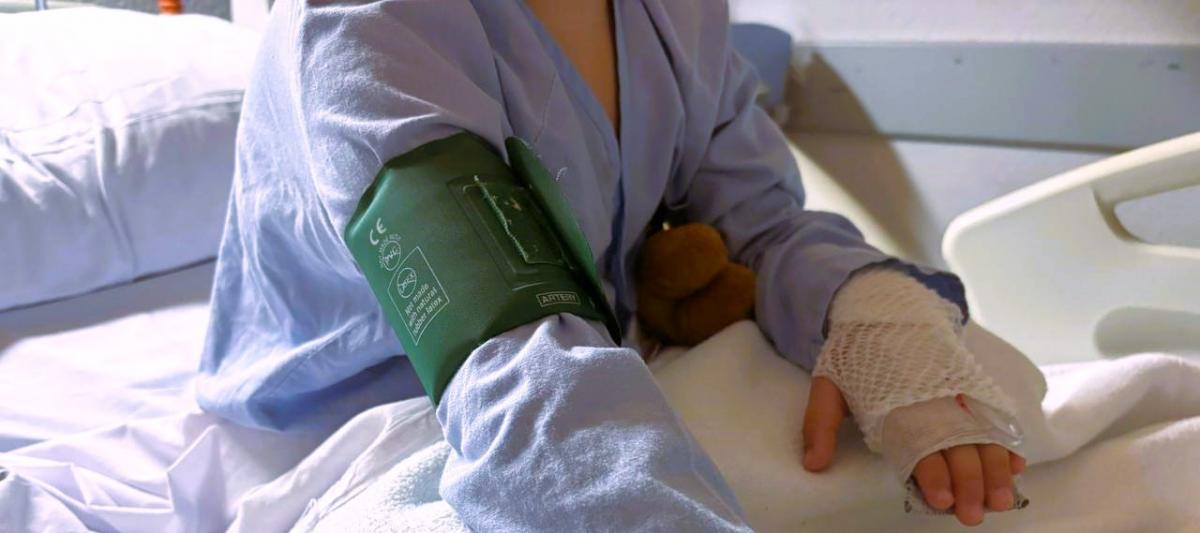 Nio hospitalizado