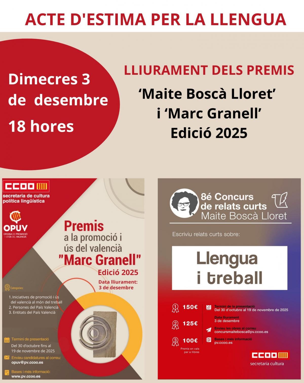 3 de desembre, al Centre Sindical Primer de Maig