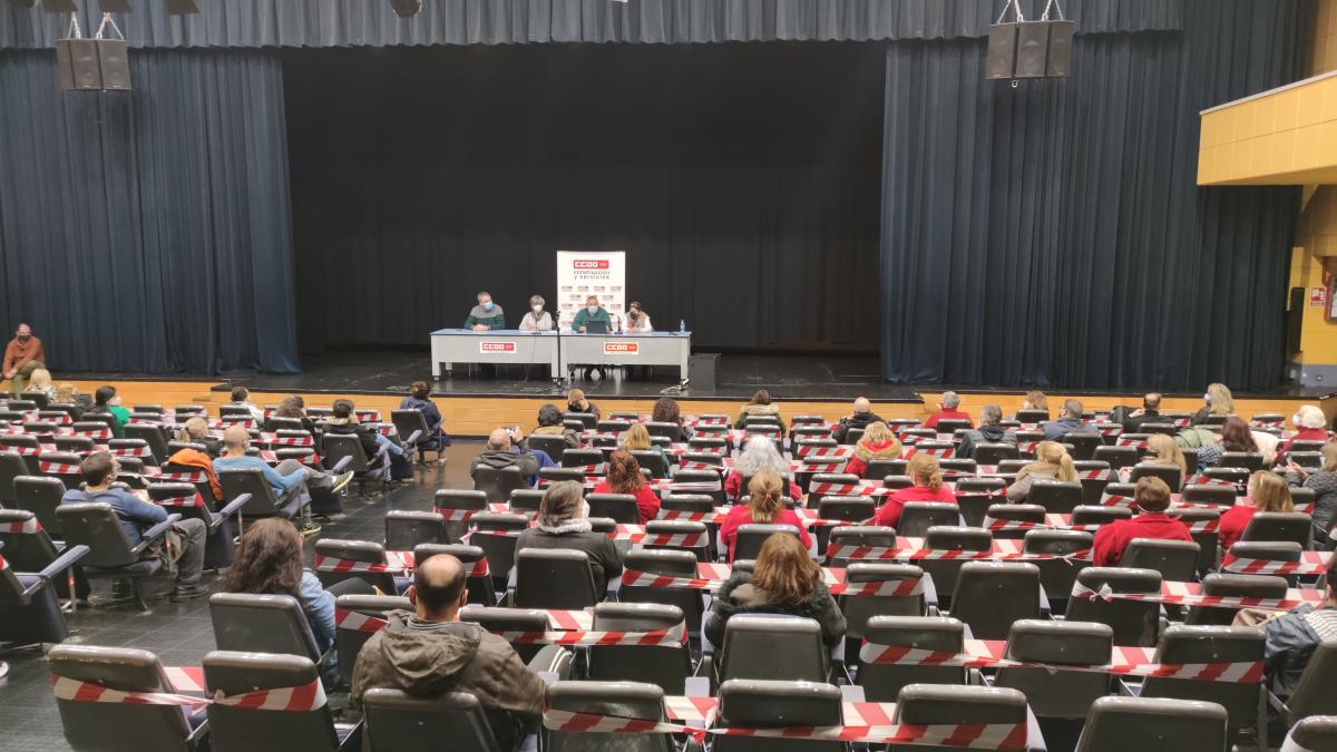 Asamblea de trabajadoras y trabajadores del sector de Limpieza
