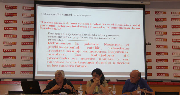 Dolors Sanches, presidenta de la FEIS en el #SeminariEconomia