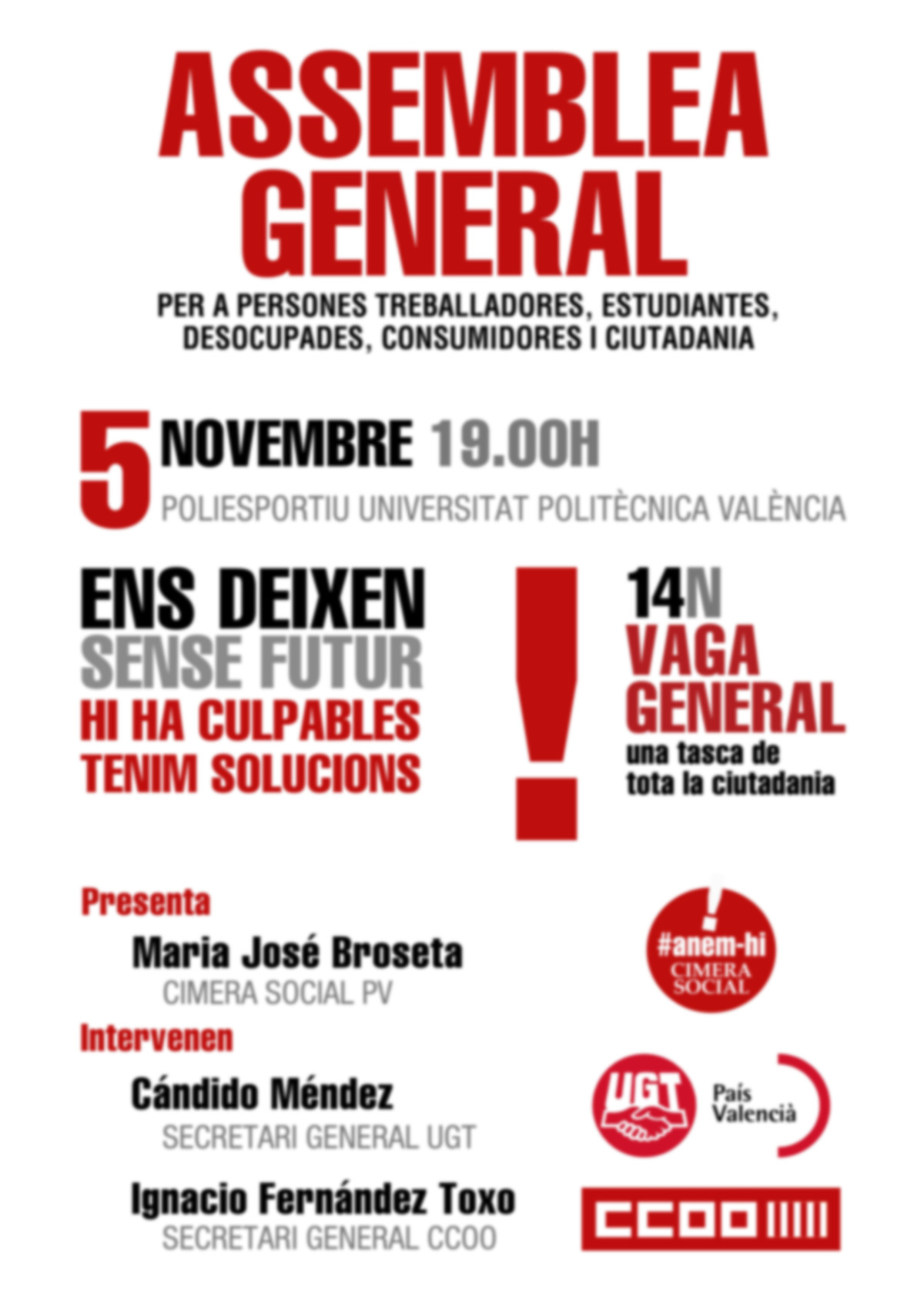 Cartel Asamblea Valencia