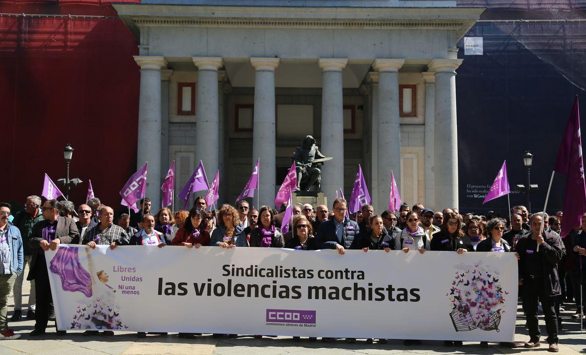 Concentracin contra la violencia machista, hoy en Madrid