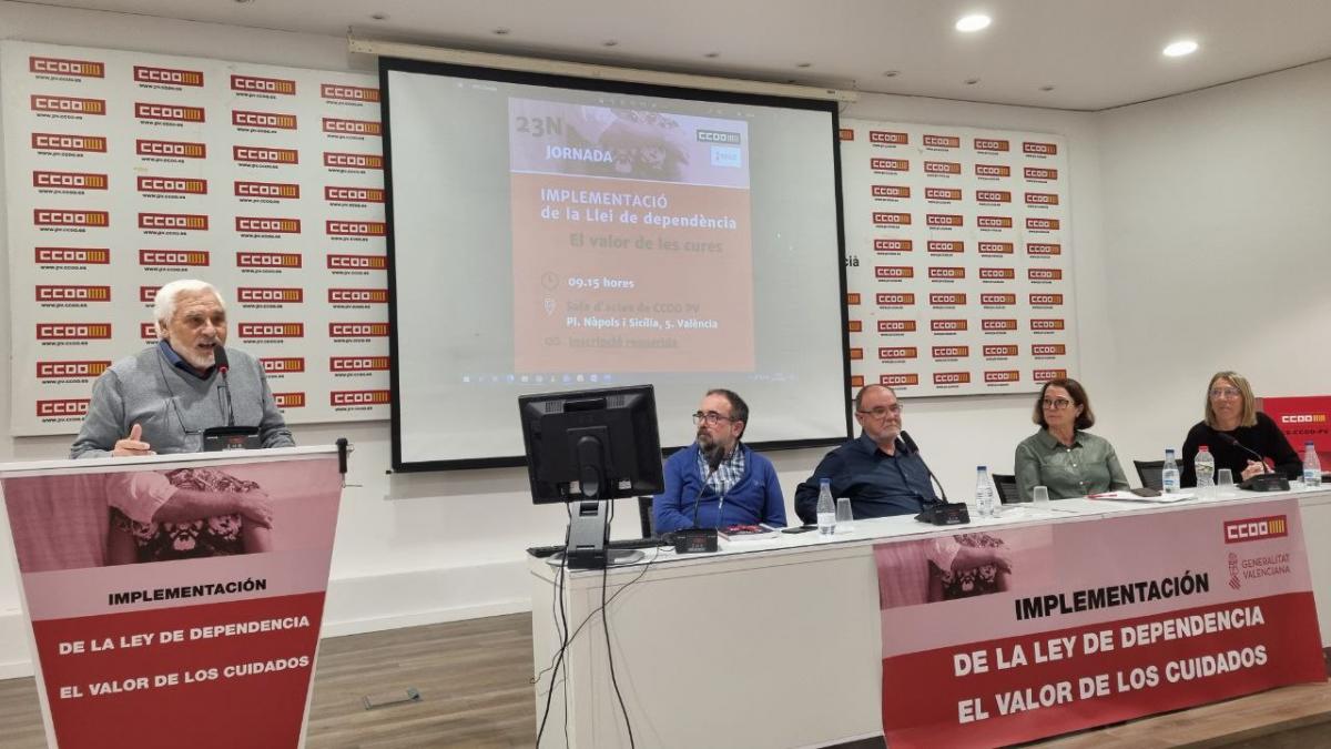 Intervenci d'Evaristo Soto, secretari general de Pensionistes CCOO PV