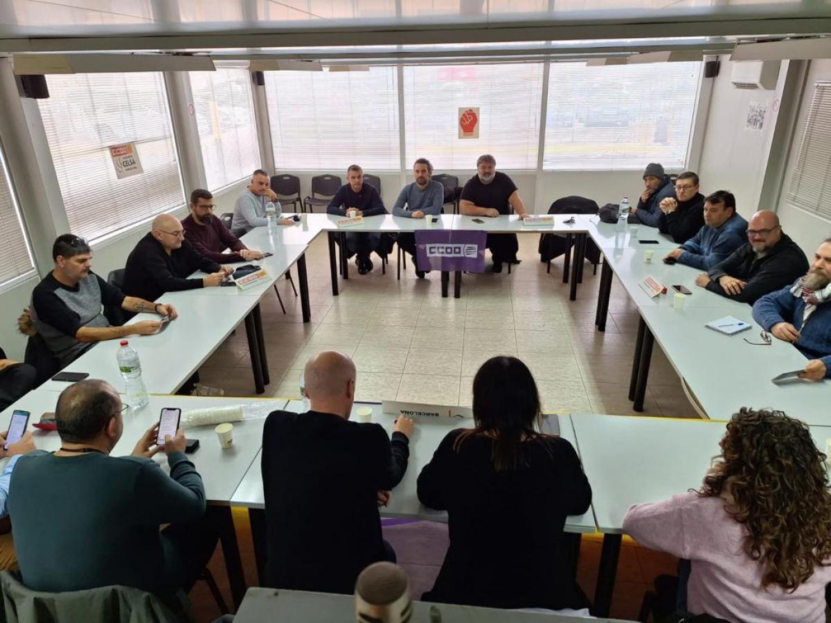 Reunin con las y los delegados de CCOO en Celsa Group