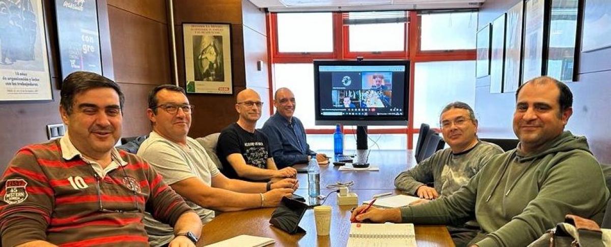 Las personas delegadas del sector de Elevacin se han reunido con la Federacin de Industria Estatal de CCOO, para el anlisis del sector en este inicio del ao 2023