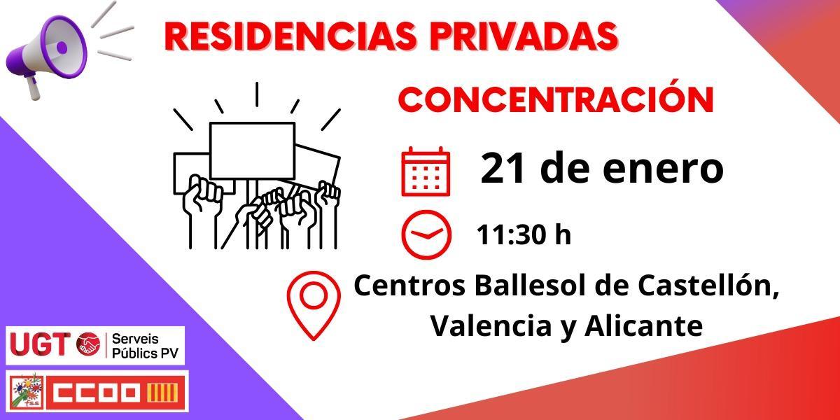 Concentraci residncies Ballesol.