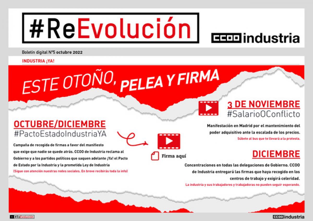 Portada del quinto nmero de la revista #ReEvolucin