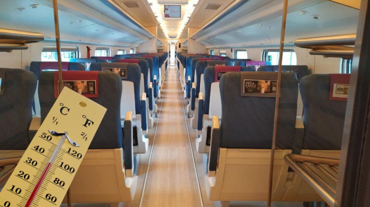 CCOO denuncia las continuas averías de climatización que afectan a los trenes.