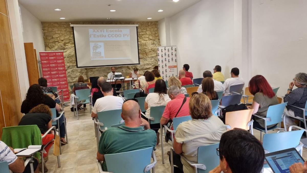 Segunda jornada de la XXVI Escola d'Estiu de CCOO PV.