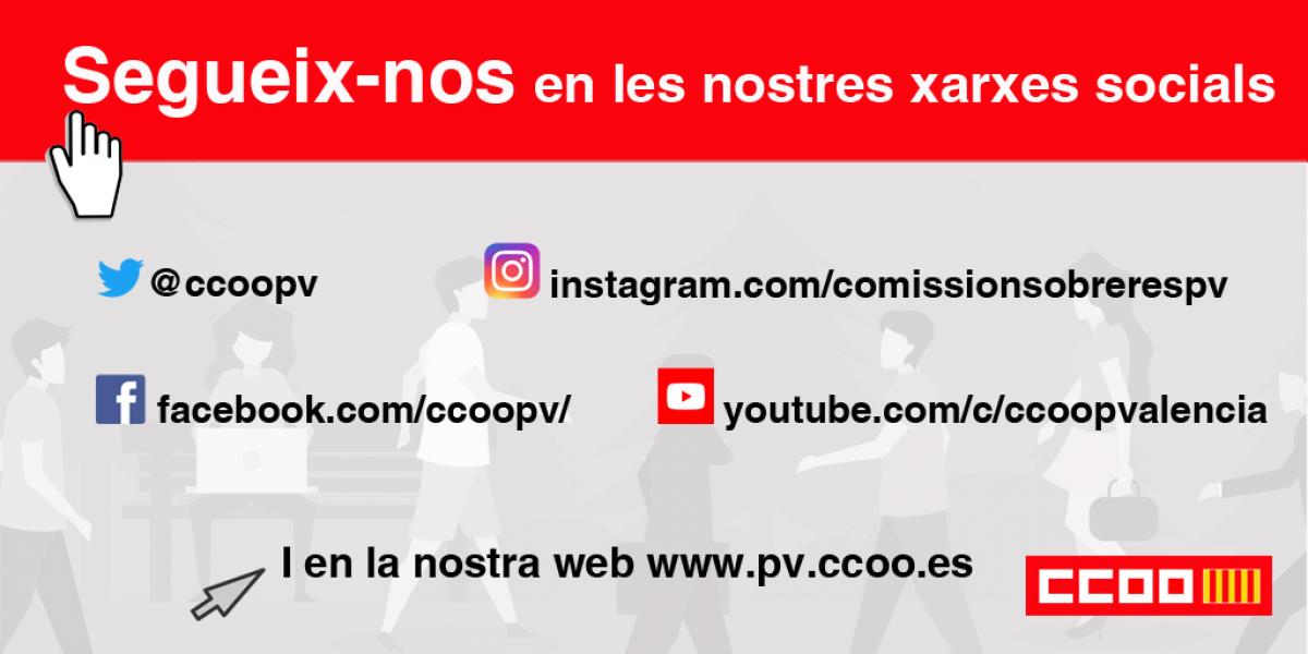 Segueix-nos en les nostres xarxes socials