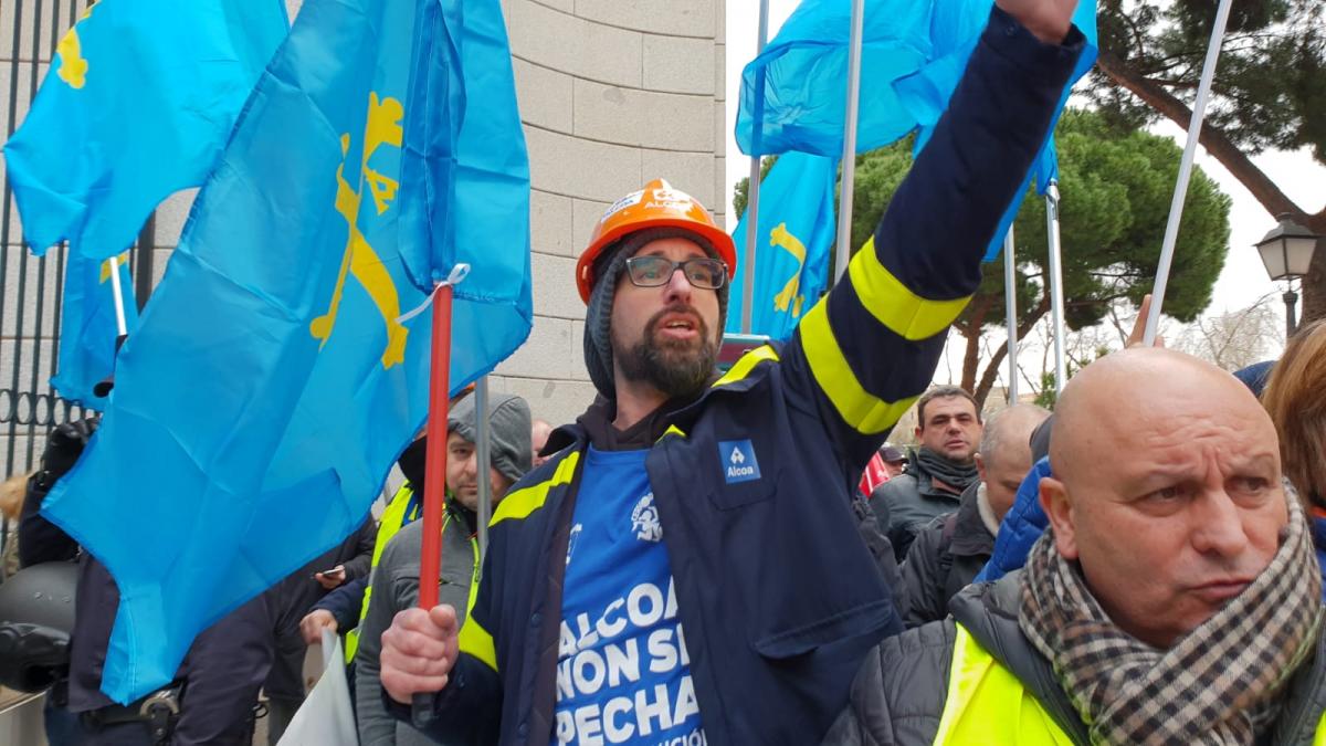 Manifestacin en Madrid por el futuro de la industria electrointensiva