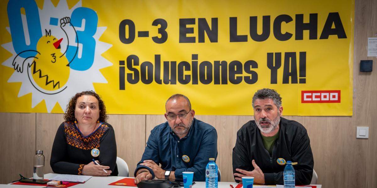 Rueda de prensa anunciando las movilizaciones