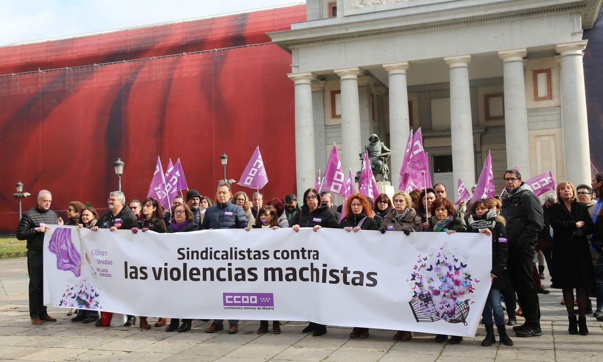 Concentracin contra la violencia machista