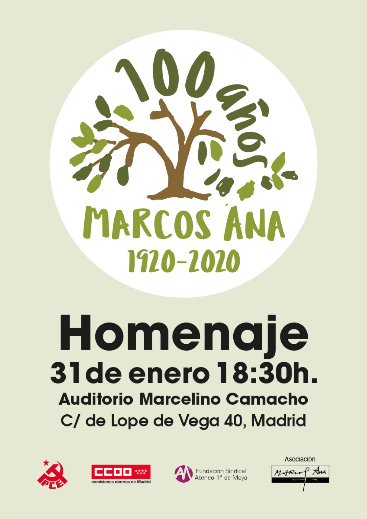 Homenaje Marcos Ana