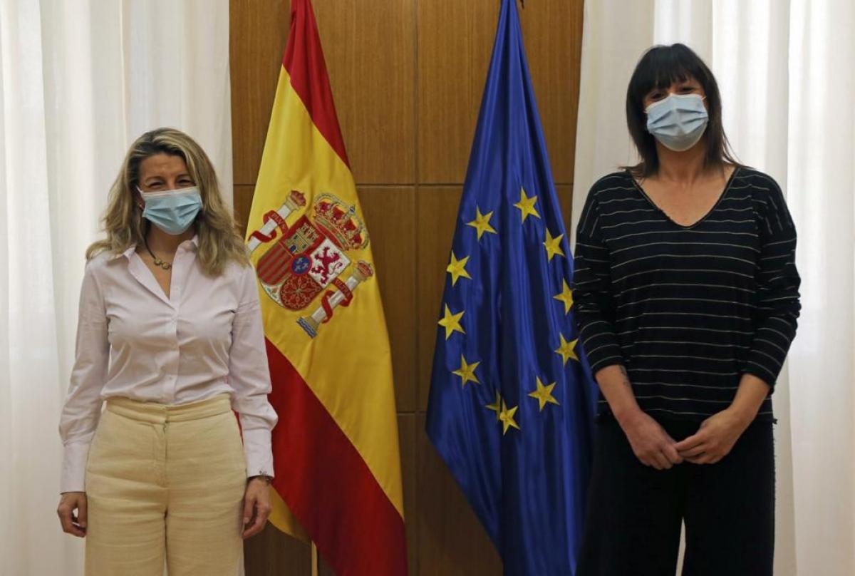 Garbie Espejo se ha reunido esta maana con Yolanda Daz para abordar la subcontratacin y las falsas cooperativas en la industria crnica