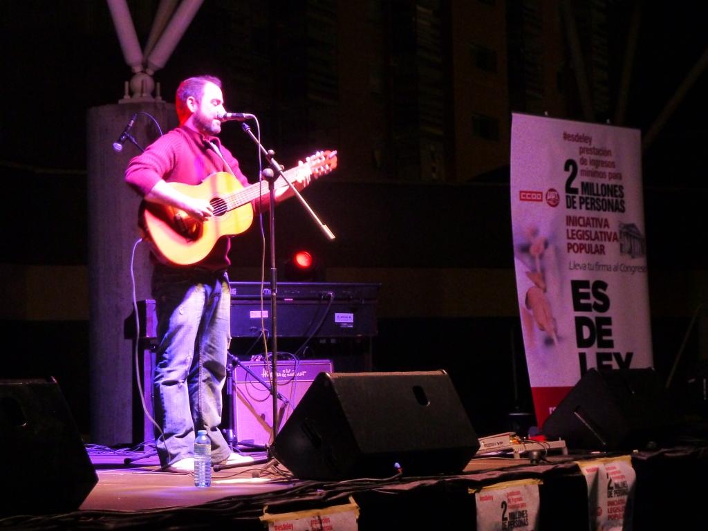 Fiesta en Getafe dentro de la campaa de la ILP por una Prestacin de Ingresos Mnimos