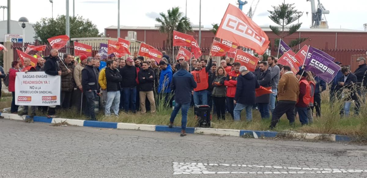 CCOO Industria y CCOO Camp de Morvedre-Alt Palncia reclaman la readmisin del delegado despedido