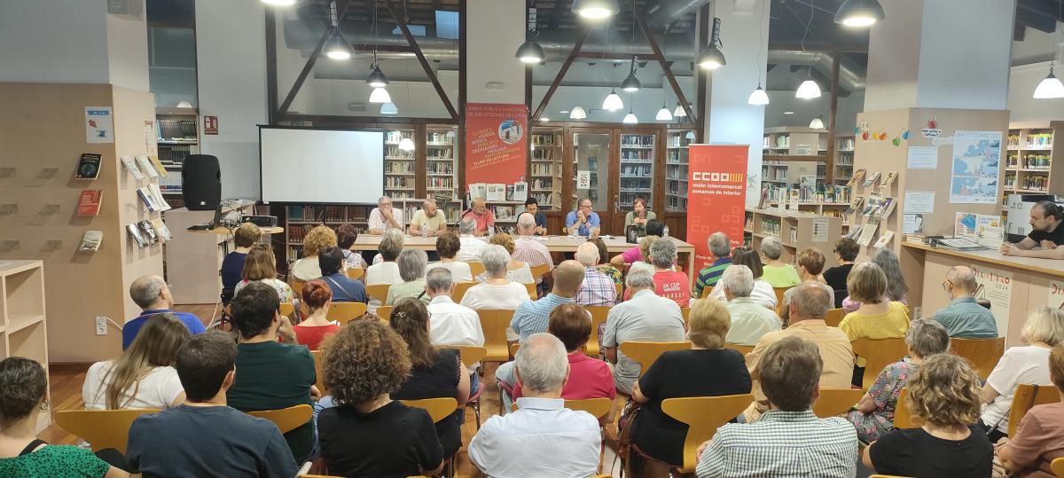 Juanjo Adri, Carles Asensi, Santi Mateu, Juanma Miguel, Manolo Montaner i Julia Arastey