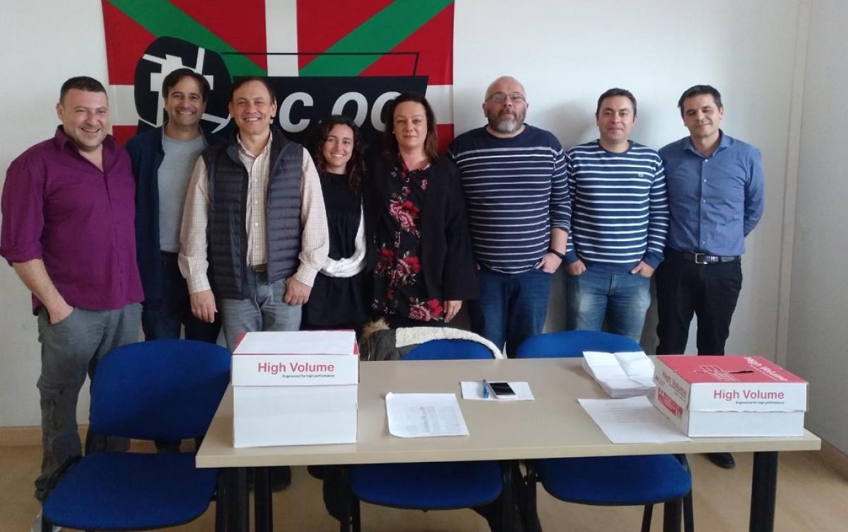 Seccin sindical intercentros de CCOO en Gamesa