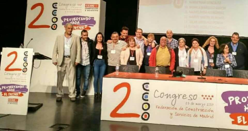 Nueva Ejecutiva de Construccin y Servicios de CCOO de Madrid