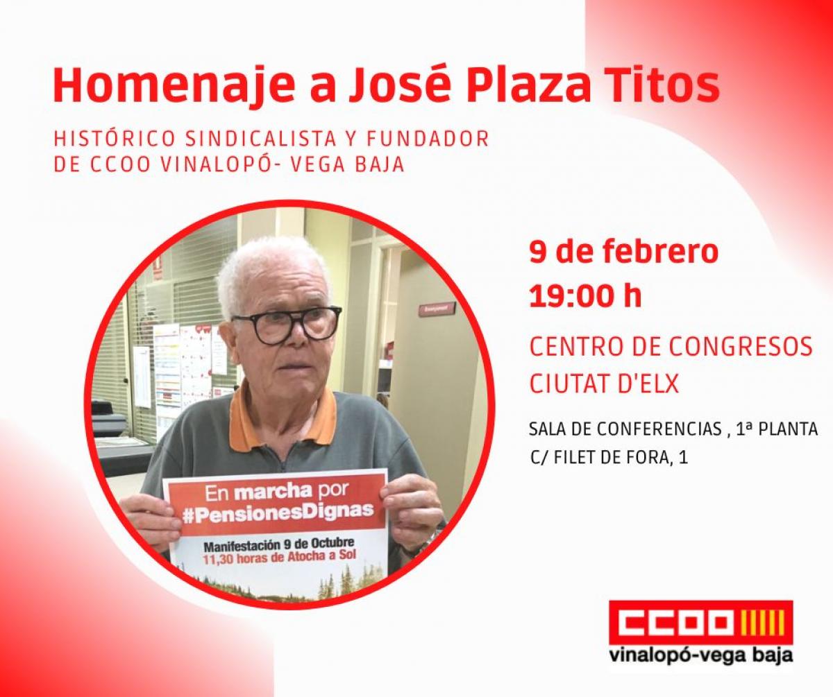 Homenaje a Jos Plaza Titos