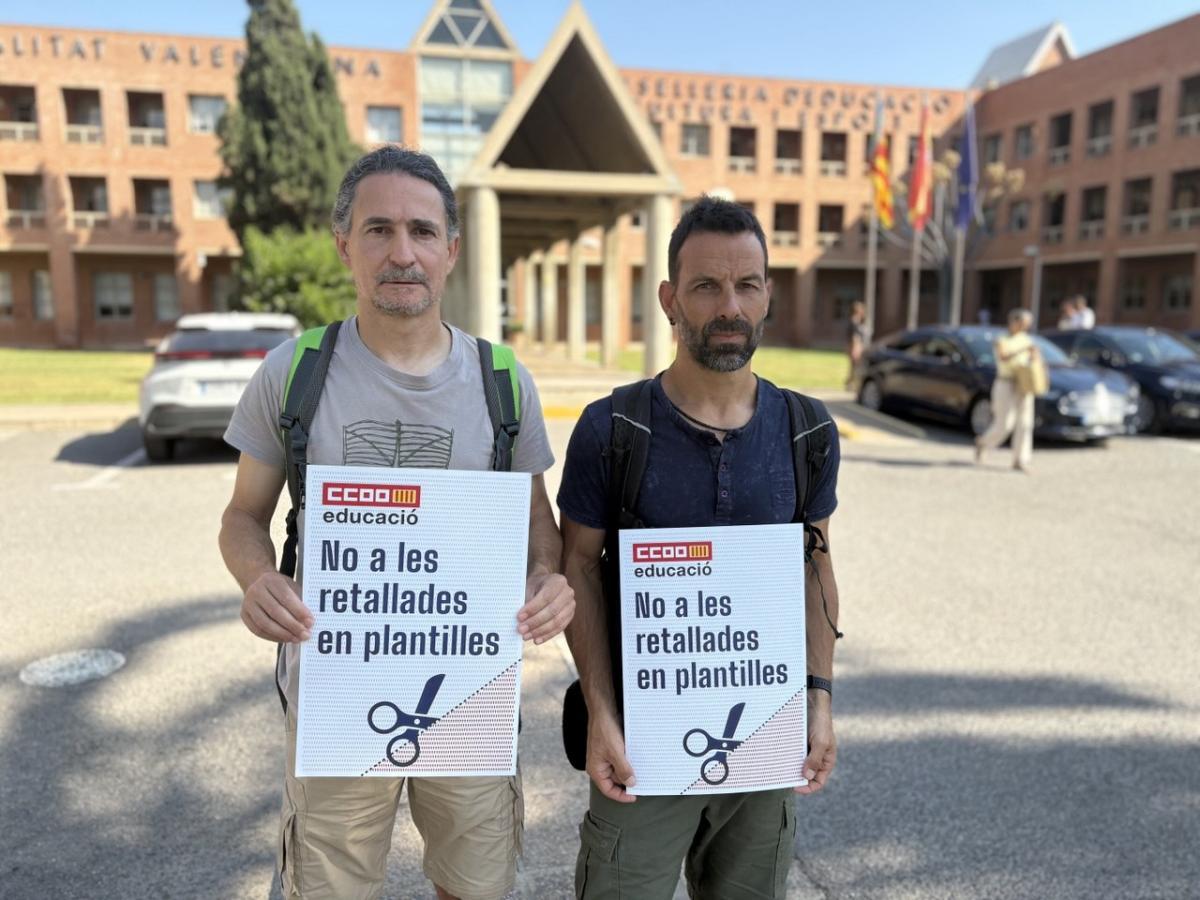 CCOO PV Educaci abandona la Taula Sectorial convocada per avui.