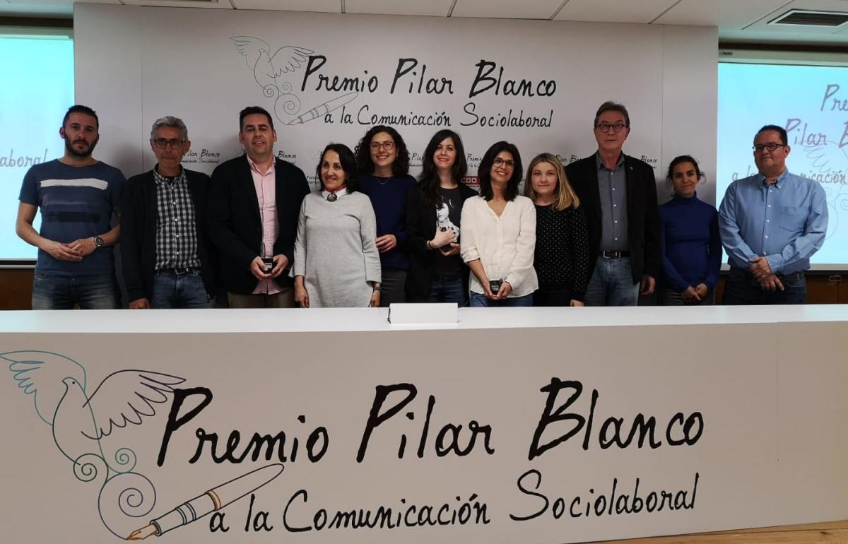 EFE Madrid, Ana Requena y Noticias para municipios, premios Pilar Blanco a la Comunicacin Sociolaboral 2019
