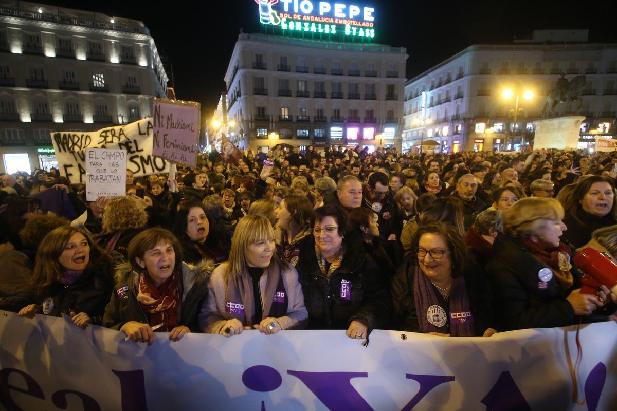 Concentracin feminista en Madrid: Ni un paso atrs en derechos!