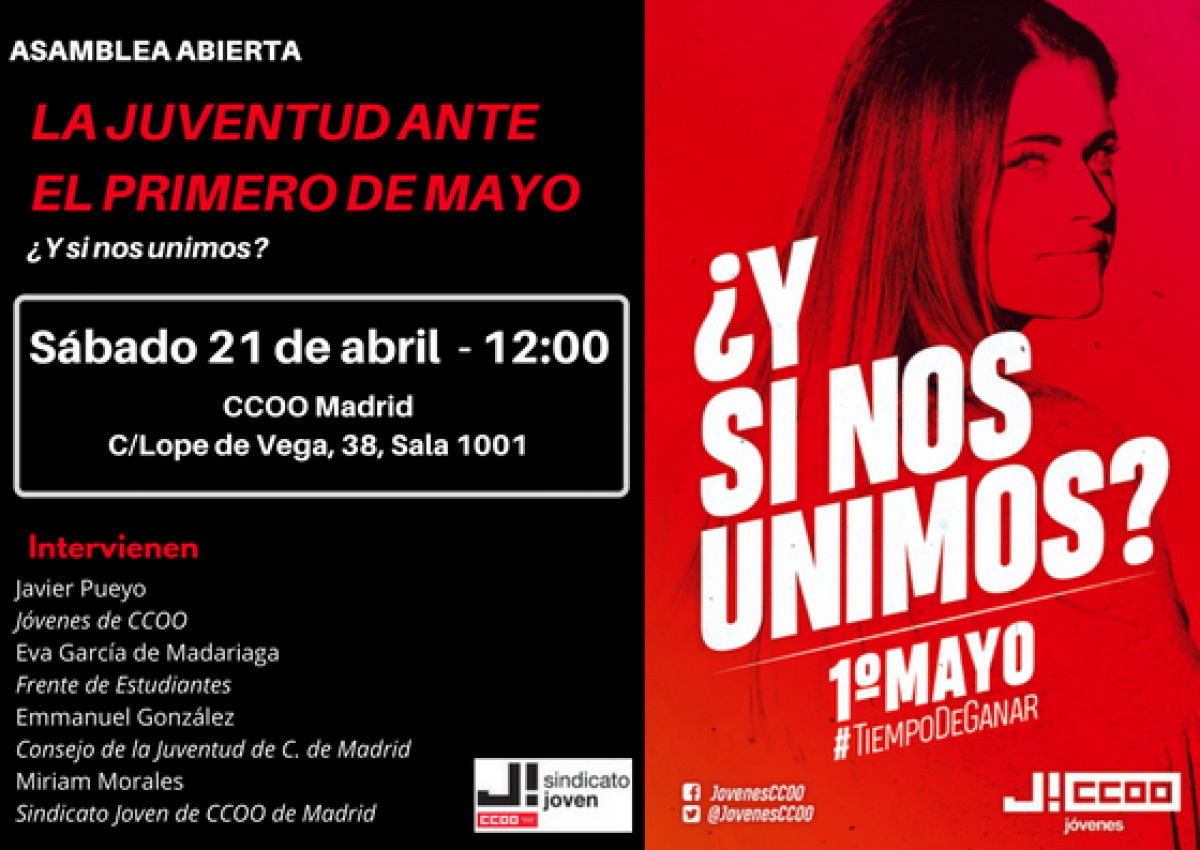 Asamblea Abierta: La juventud ante el 1 de Mayo