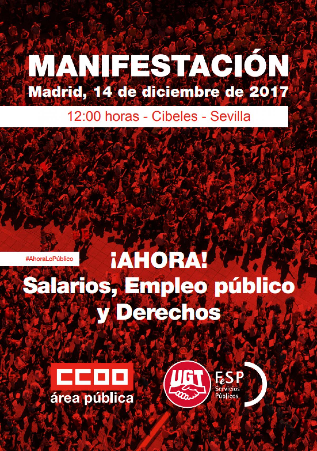 Manifestacin Ahoralopublico en Madrid