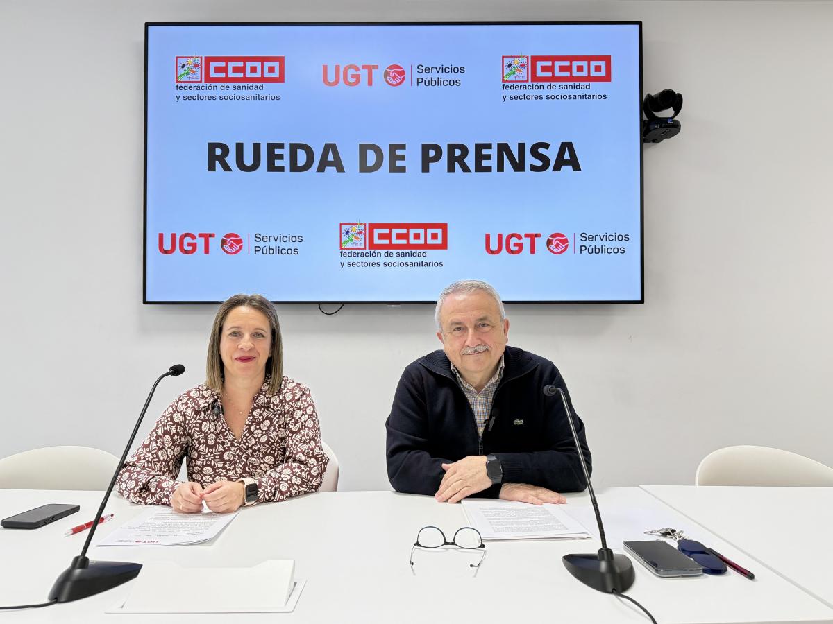 Rueda de prensa por la convocatoria de movilizaciones del personal técnico sanitario