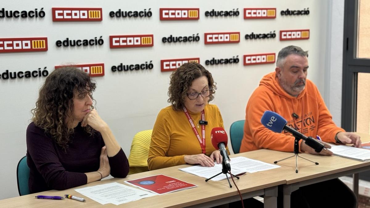 Roda de premsa presentació de l'Estudi l'FP al País Valencià