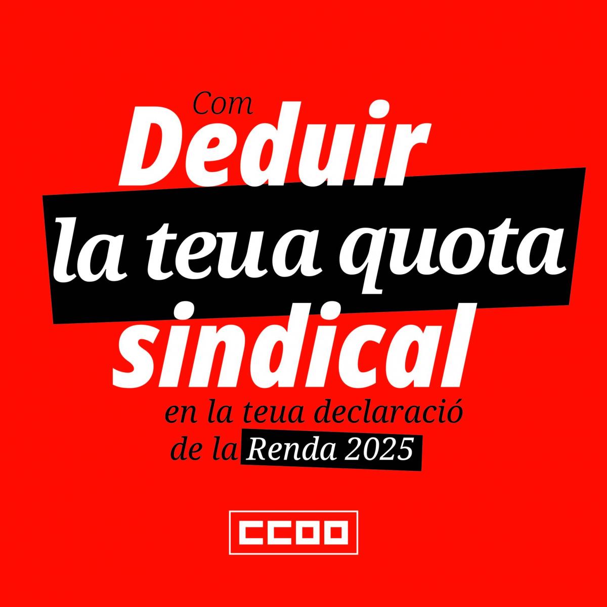 Com deduir la teua quota