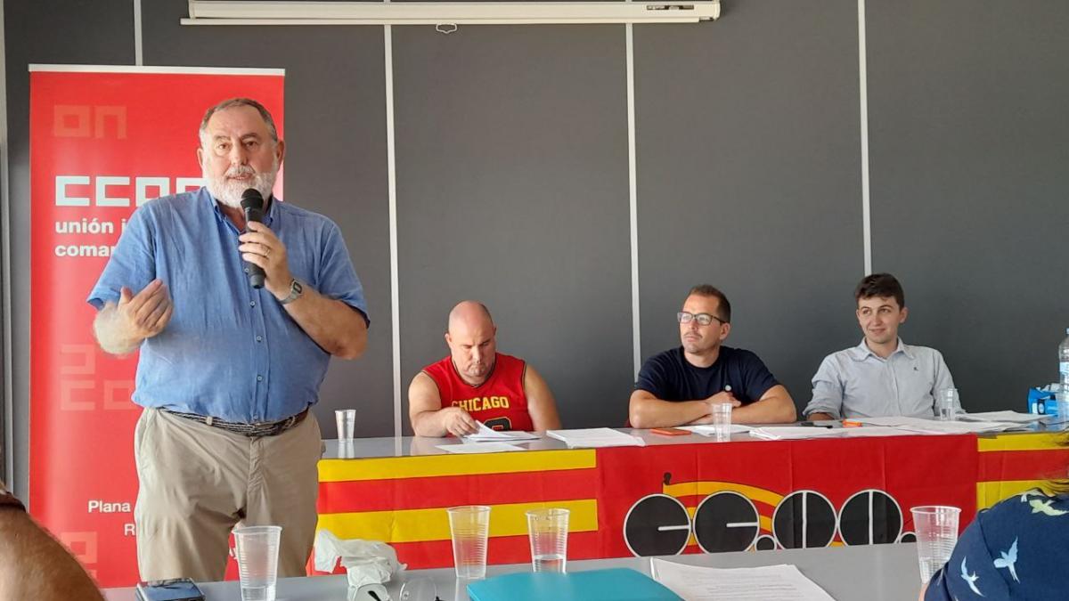 Manolo Montaner, nou secretari general de CCOO Comarques de l'Interior.