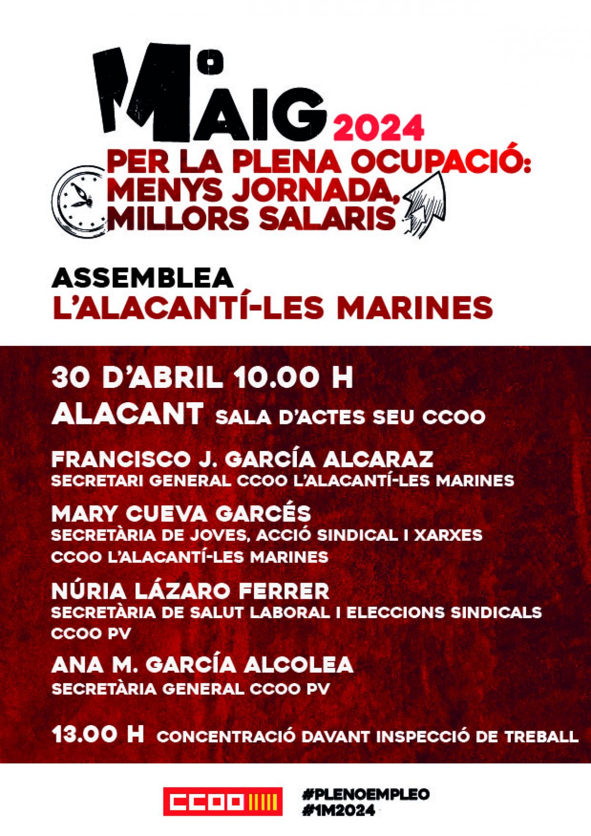 Assemblea a Alacant.