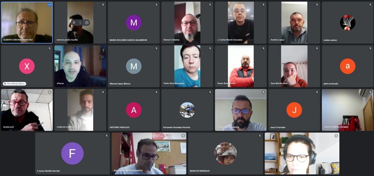 Asamblea virtual sobre el convenio colectivo estatal del vidrio y cermica celebrada ayer 28 de octubre