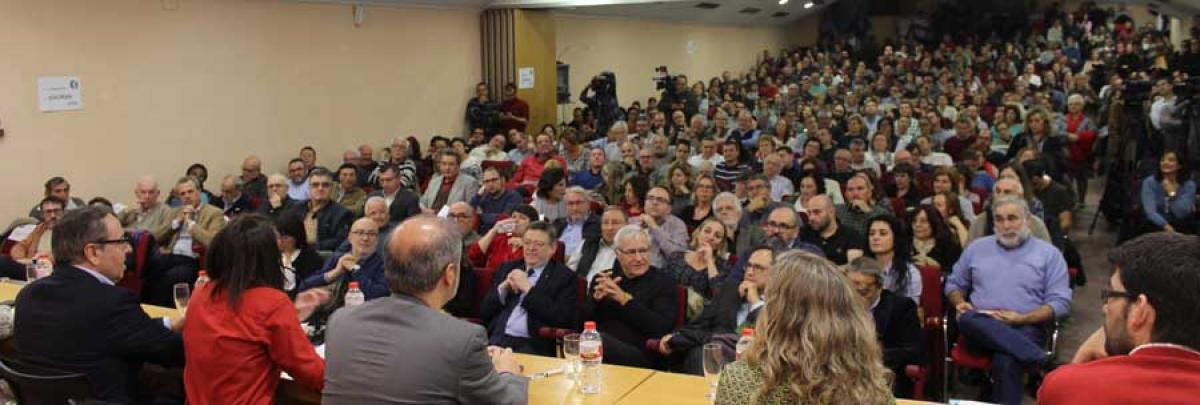 Asamblea de delegados y delegadas de CCOO PV, hoy en Valencia.