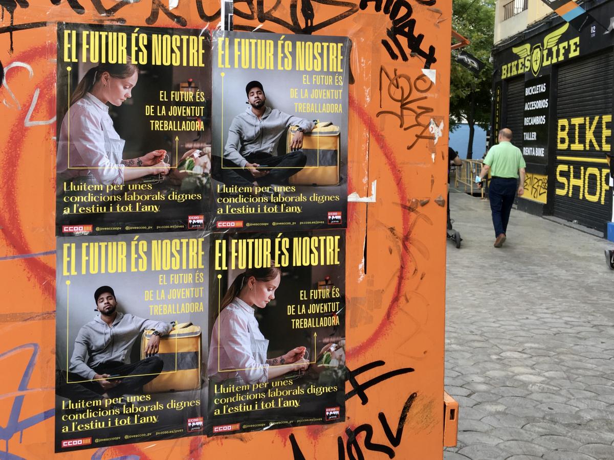 Carteles de apoyo a la campaa #ElFutursNostre