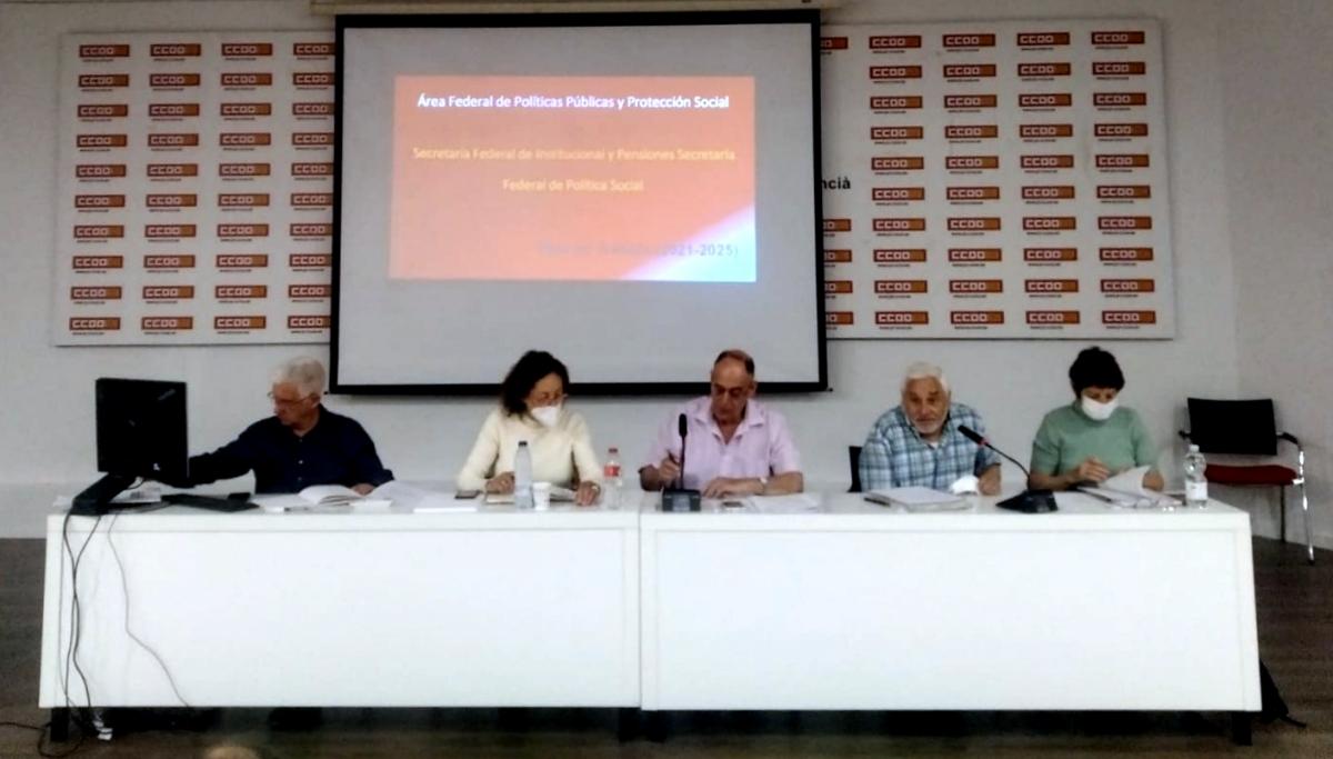 Juan Martínez, Dolores Nauffal, Juan Ortega, Evaristo Soto y Guadalupe Arana